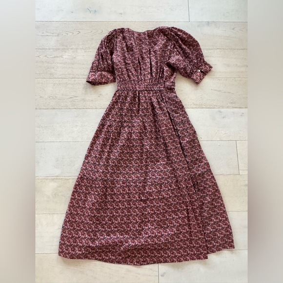 Trovata birds of paradise ARDEN DRESS CARDINAL DITSY size M - Picture 8 of 8